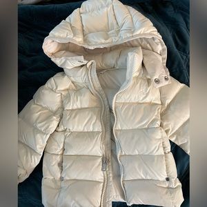 White baby girls toddler babies down parka coat puffer by Ralph Lauren 24 months